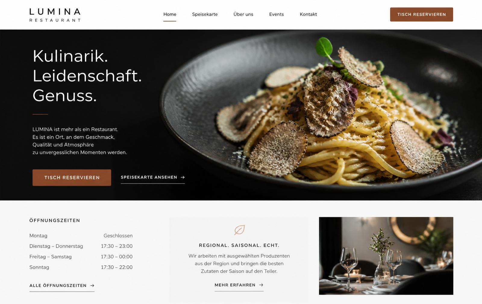 Moderne Website von Web-Direkt